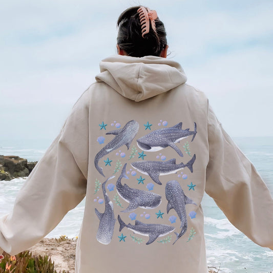 Christmas Whale Hoodie