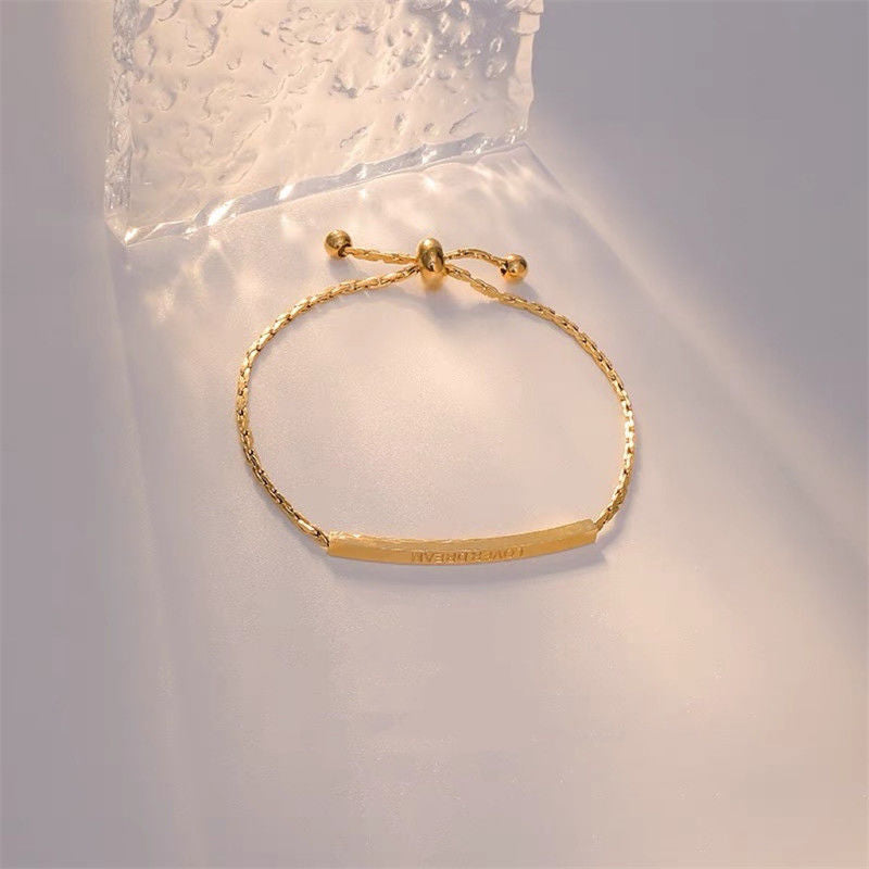 Pulsera con Grabado Personalizable Simple Love