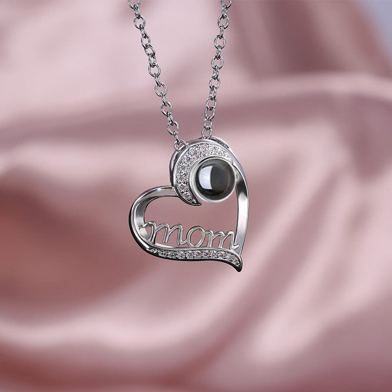 Only mom is good in the world -Projection Necklace